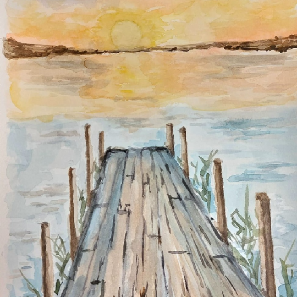 Landschap schilderen in aquarel