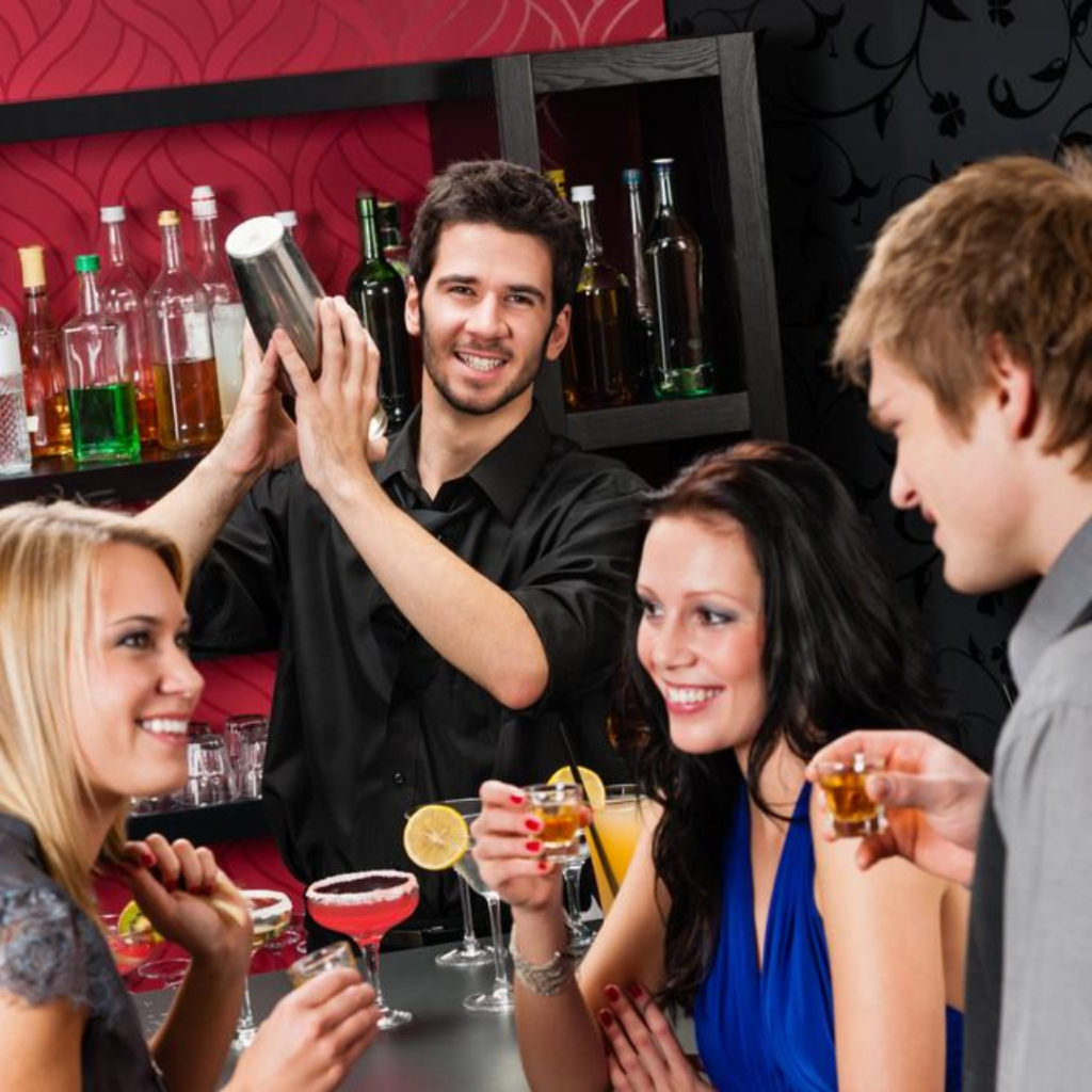 Cocktails shaken