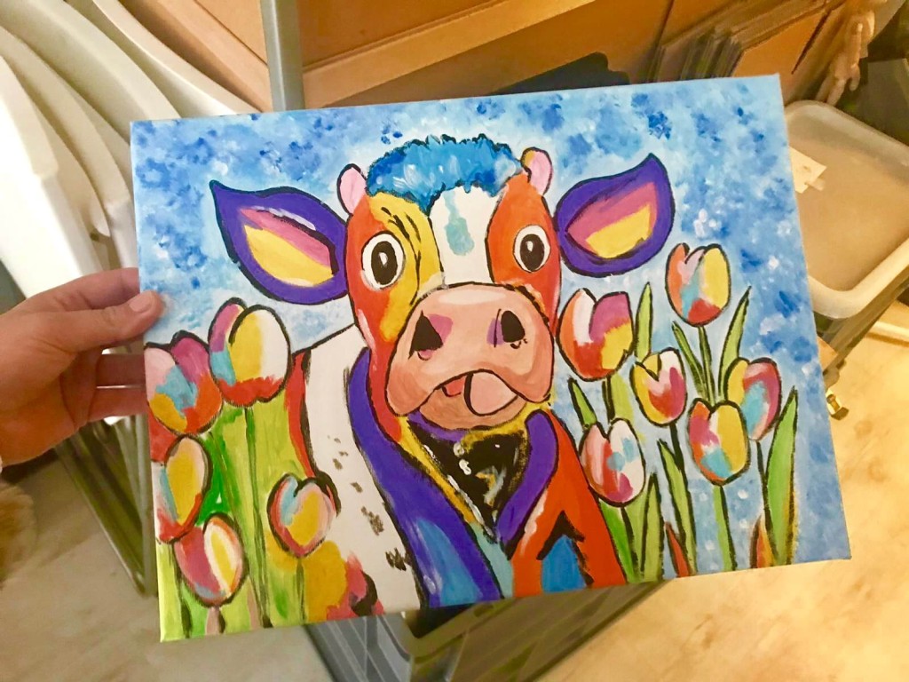 Vrolijke dieren schilderen