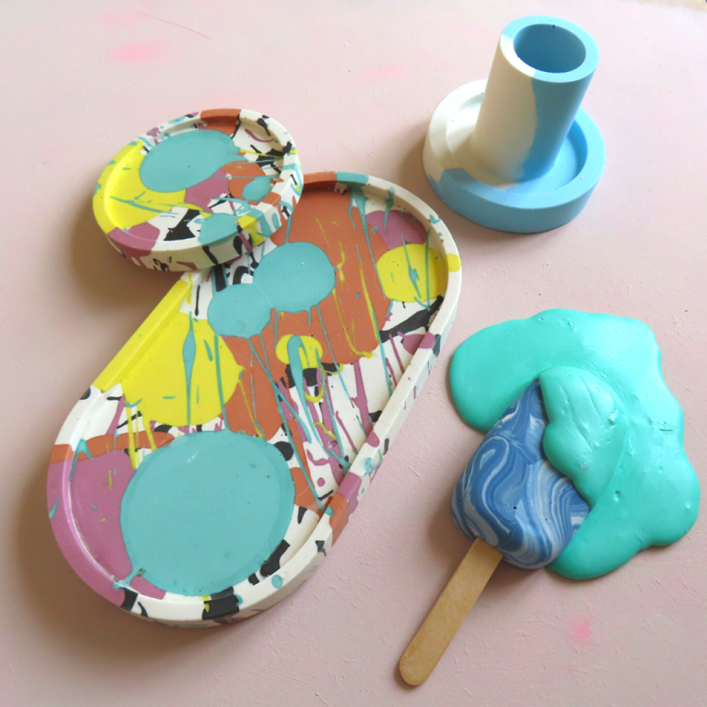 Jesmonite workshop in Uitgeest