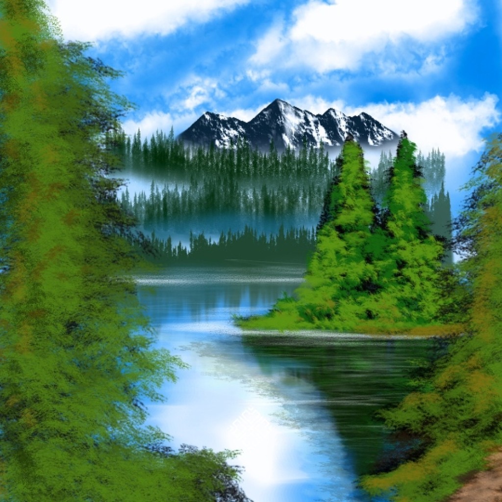 Workshop schilderen als Bob Ross
